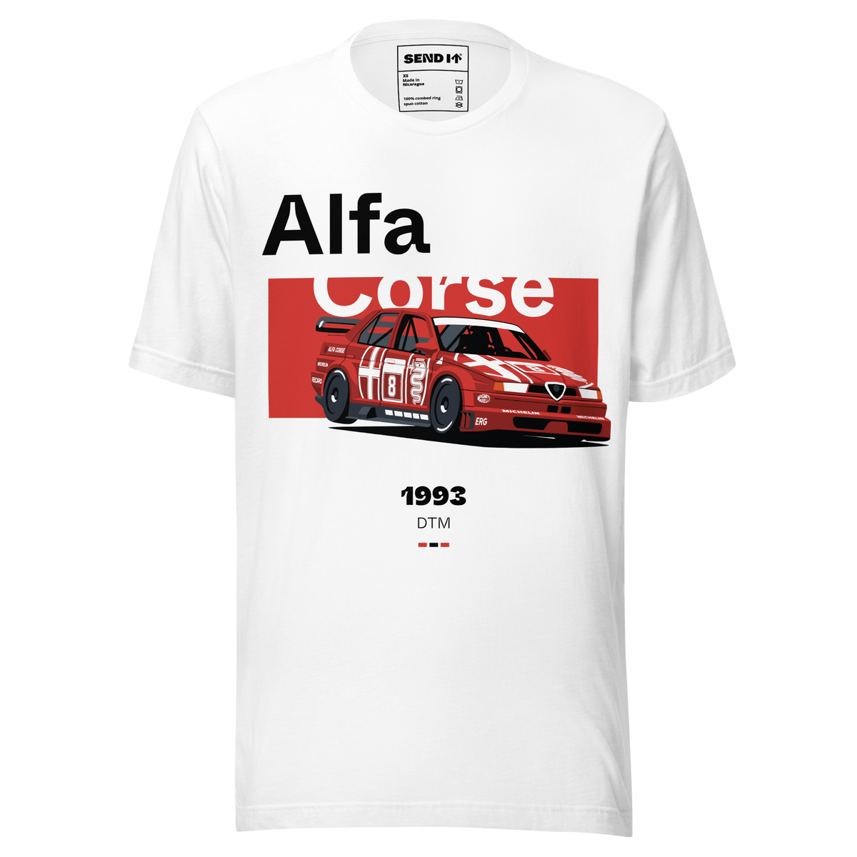 Alfa Corse 155 T-Shirt – sendit-wear Alfa Corse 155 T-Shirt – sendit-wear